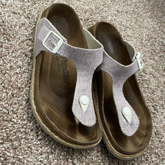 PAPILLIO BIRKENSTOCK BEACH LE BEACH PURPLE SIZE 36 - Picture 8 of 9